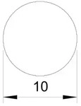 OBO RD 10-V4A Rundleiter 50m Ring 10mmA4 1.4571/1.4404 5021642