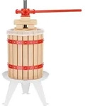 Wiltec 18L Obstpresse aus Buchenholz inkl. Presstuch, manuelle Weinpresse mit