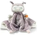 Steiff Ollie Eule Schmusetuch 26 rosebraun/ creme 241857