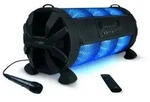 Caliber Karaoke-Set - Led-Beleuchtung und Akku Schwarz (HPG519BTL) - Schwarz
