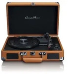 Classic Phono TT-10BN - Kofferplattenspieler mit Lautsprechern - Braun -