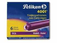 Pelikan Tintenpatronen 4001 TP/6 violett (6 Patronen)
