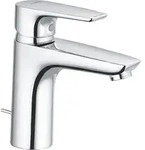 Kludi Pure&Solid WT-Einhandmischer 100 DN15 mit Ablaufgarnitur, 1 Stk. - Silber