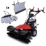 Scheppach SC2200PE 5in1 E-Start Benzin Kehrmaschine Schneeschieber Laubsammler