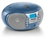 Karcher RR 5025-C tragbares CD Radio (CD-Player, UKW Radio, Batterie/Netzbetrieb,