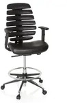 hjh OFFICE Counterstuhl ERGO LINE II WORK Arbeitsstuhl mit Armlehnen