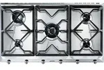 Smeg Contemporanea Srv596gh5 Gaskochfeld 90 Cm Silber Silber One Size - Silber
