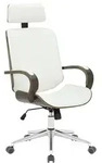 CLP B&uuml;rostuhl Dayton Drehstuhl Kunstleder mit Kopfst&uuml;tze und Wippfunktion