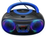 Denver TCL-212BT Boombox mit CD, Bluetooth, USB, AUX & LED-Lichteffekten -