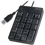 Logilink Keypad mit USB-A Anschluss schwarz - Schwarz