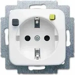 Busch-Jaeger 3116-0-0660, 230 V, 16 A - Silber/Wei&szlig;