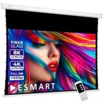 ESMART Professional TATENSO | Tageslicht-Tensionleinwand GRAU | 266 x 149 cm...