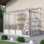 Vitavia Anlehn-Gew&auml;chshaus "Osiris 5200" aluminium eloxiert 5,2 m&sup2; 4 mm HKP