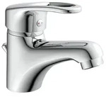 SCH&Uuml;TTE BATONI Waschtischarmatur mit Zugstange, Wasserhahn Bad mit Ablaufgarnitur,
