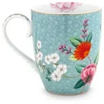 Becher 350ml, Blushing Birds, blau - Blau