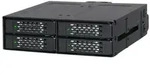 Icy Dock MB607SP-B, 13,3 cm (5.25"), HDD-K&auml;fig, Schwarz, 2.5", Metall, CE, REACH -