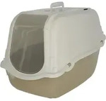 KERBL Katzentoilette Minka 57x39x41cm Beige und Wei&szlig; - Wei&szlig;