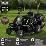 Texas Rider 7600E 3IN1 Rider mit Heckantrieb, 4-Takt Benzinmotor, 76cm Schnittbreite,