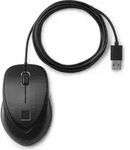 HP USB-Fingerprint-Maus, Beidh&auml;ndig, USB Typ-A, 1600 DPI, Schwarz - Schwarz