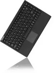 KeySonic ACK-540U+ (UK) Mini-Tastatur, SoftSkin, Smart-Touchpad, USB, schwarz, Mini,