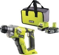 RYOBI 18V ONE+ SDS+ Schlagbohrmaschine &ndash; 4 Betriebsmodi &ndash; 1,3 Joule EPTA + 2,5 Ah