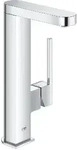 GROHE Plus Einhand-Waschtischbatterie L-Size, mit Push-open Ablaufgarnitur - Silber