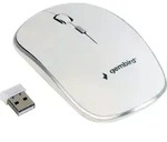 gembird Maus OPT WIRELESS 4 Tasten inkl. nano USB wei&szlig; - Wei&szlig;