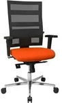 Topstar B&uuml;rostuhl Sitness X-Pander Plus, SI959WGT340 Stoff orange, Gestell alu...