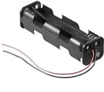 Goobay 8x AA (Mignon) Batteriehalter, lose Kabelenden, 108 mm - Schwarz