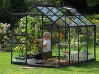 Vitavia Gew&auml;chshaus "Venus 5000" schwarz 5,0 m&sup2; 3 mm ESG