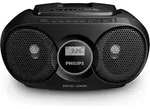 Philips AZ215B/12, Digital, FM, CD, CD-R, CD-RW, Schnell vorw&auml;rts, Schnell