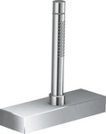 Wannenrandset Axor Edge mit sBox, Stabhandbrause 2jet chrom chrom mit sBox und