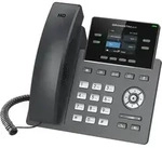 Grandstream Networks GRP2612, IP-Telefon, Schwarz, Kabelgebundenes Mobilteil, Im