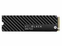 WD_BLACKTM SN750 NVMeTM SSD mit Kühlkörper 1 TB, 3470 MB/s