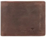 Tom Tailor Ron Geldb&ouml;rse RFID Schutz Leder 10 cm - Braun