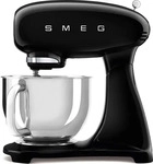 SMEG 4810206FG708293, SMEG K&uuml;chenmaschine mit Edelstahlsch&uuml;ssel schwarz SMF03BLEU