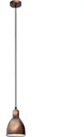 EGLO Pendellampe Priddy 1, 1 flammige Vintage Pendelleuchte im Industrial Design,