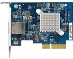 QNAP QXG-10G1T, Eingebaut, Kabelgebunden, PCI Express, Ethernet, 10000 Mbit/s, Blau