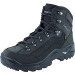 LOWA Renegade GTX Mid Wide dunkelschwarz - Gr&ouml;&szlig;e: UK 9,5 - Schwarz - 44