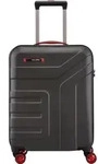 Travelite 4 Rollen Koffer S Vector Schwarz/Rot - Schwarz