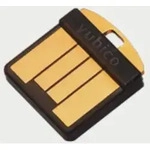 Yubico YubiKey 5 Nano, Windows, Mac OS, Linux, No Batteries Required, Schwarz, Gold,
