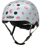 Melon Fahrradhelm Urban Active , Flying Roses, XL-XXL - Hellblau