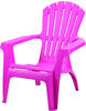Gartensessel / Deckchair Dolomiti stapelbar pink Kunststoff