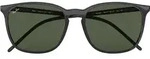 Ray-Ban RB4387, Erwachsener, Uni, Quadratisch, Blau, Nicht-polarisierte Linse, Nylon