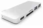 USB-Hub Satechi Type-C USB Passthrough Hub Silver - Silber