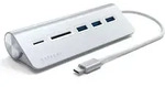 Satechi Type-C Aluminum USB Hub & Card Reader Silber USB-C - Silber
