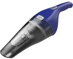 Black & Decker NVC115WA, Trocken, Filterung, 630 l/min, Beutellos, Blau, Grau, 0,385