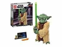 LEGO 75255 Star Wars Yoda Bauset, Sammlermodell mit Displayständer und Lichtschwert,