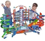 Majorette Super City Garage + 6 vehicles