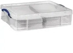 Really Useful Box Aufbewahrungsbox 33,0 l transparent 71,0 x 44,0 x 16,5 cm -